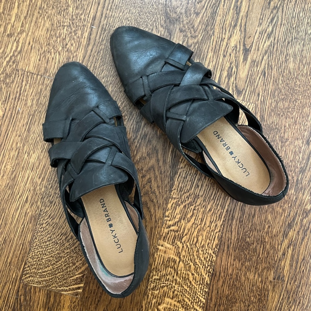 Lucky Brand Black Flats